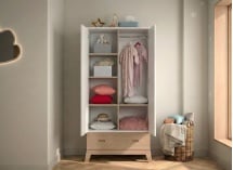 Armoire 2 portes 1 tiroir EKKO - 3
