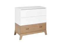 Chambre bébé complète EKKO - Blanc/Chêne  - 17