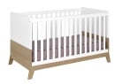 Chambre bébé complète EKKO - Blanc/Chêne  - 11