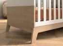 Chambre bébé complète EKKO - Blanc/Chêne  - 4
