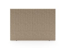 Tête de lit matelassée en tissu grainé ALOE - Beige - 3