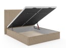 Lit coffre 160x200 avec tête de lit ALOE - Beige - 6