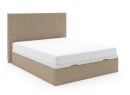 Lit coffre 160x200 avec tête de lit ALOE - Beige - 9