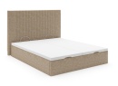 Lit coffre 160x200 avec tête de lit ALOE - Beige - 10