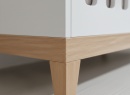 Chambre bébé Duo VOLT - Blanc/Hêtre - 4