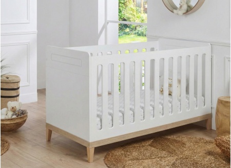Komplettes Babyzimmer VOLT - Weiß/Buche