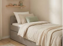 Lit gigogne 90x190 LEVIS - Lin - 3
