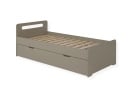 Lit gigogne 90x190 LEVIS - Lin - 5
