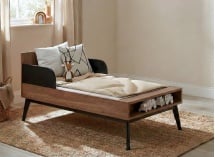 Chambre bébé complète VINTAGE Noyer - 4