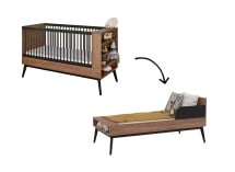 Chambre bébé complète VINTAGE Noyer - 9