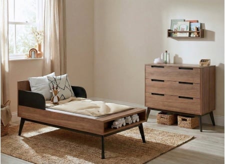 VINTAGE baby room duo - Walnut