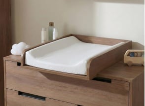 Wickelaufsatz für VINTAGE Kommode – Nussbaum