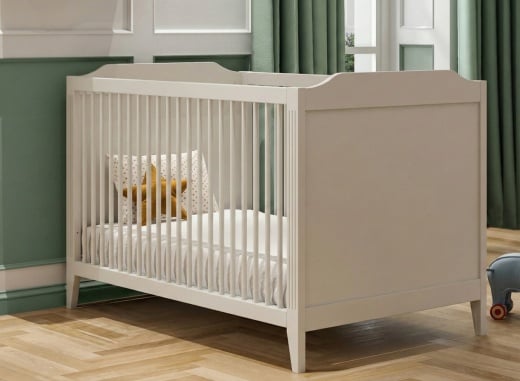 ÉLORIA 70x140 Convertible Baby Crib - Cream