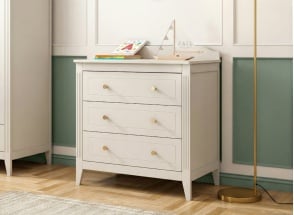 ÉLORIA 3-Drawer Dresser - Cream