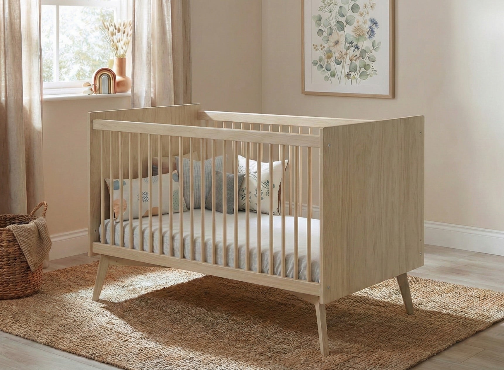 Letto evolutivo per bambini 70x140 LINE – Legno