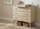 Commode 3 tiroirs LINE – Bois - 3