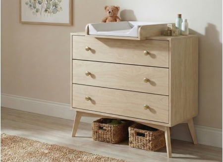 Wickelaufsatz für Kommode LINE - Holz