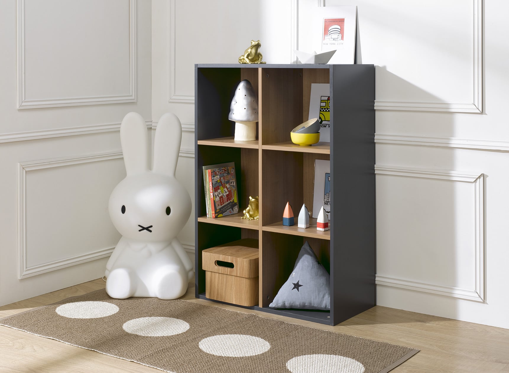 Bibliothèque 6 cases ANGEL Nateo Concept - 1