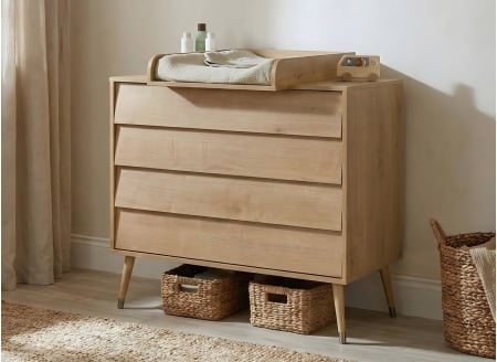 Aankleedplank voor BOSQUE commode - Vintage Eiken