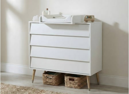 Aankleedplank voor BOSQUE commode - Wit