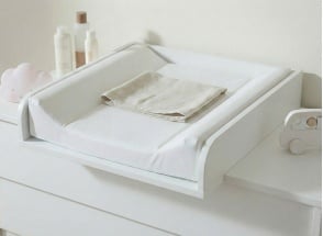 Plan à langer pour commode BOSQUE - Blanc