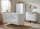 Armoire 2 portes 2 tiroirs BOSQUE - Blanc - 4