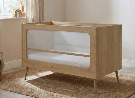 Lit bébé évolutif BOSQUE Chêne - 1