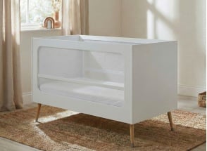 Lit bébé évolutif 70x140 BOSQUE - Blanc