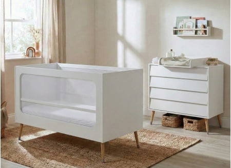 Chambre bébé Duo BOSQUE – Blanc - 1