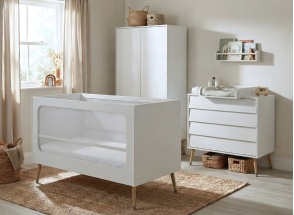 Komplettes Babyzimmer BOSQUE - Weiß