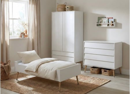 Chambre bébé complète BOSQUE Blanc - 2