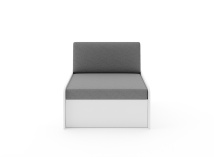 Fauteuil convertible EDGAR - Blanc - 3