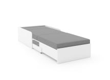 Fauteuil convertible EDGAR - Blanc - 2