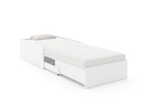 Fauteuil convertible EDGAR - Blanc - 5