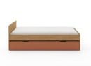 Lit gigogne 90x200 HECTOR - Chêne/Terracotta - 4