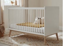 Chambre bébé complète ADELE - Blanc/Chêne - 3
