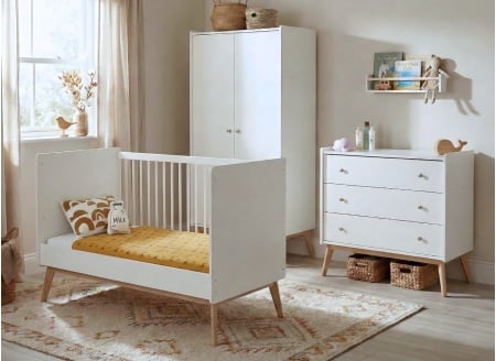 Complete ADELE Nursery Set - White/Oak