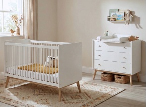 Babyzimmer-Duo - ADELE Weiß/Eiche
