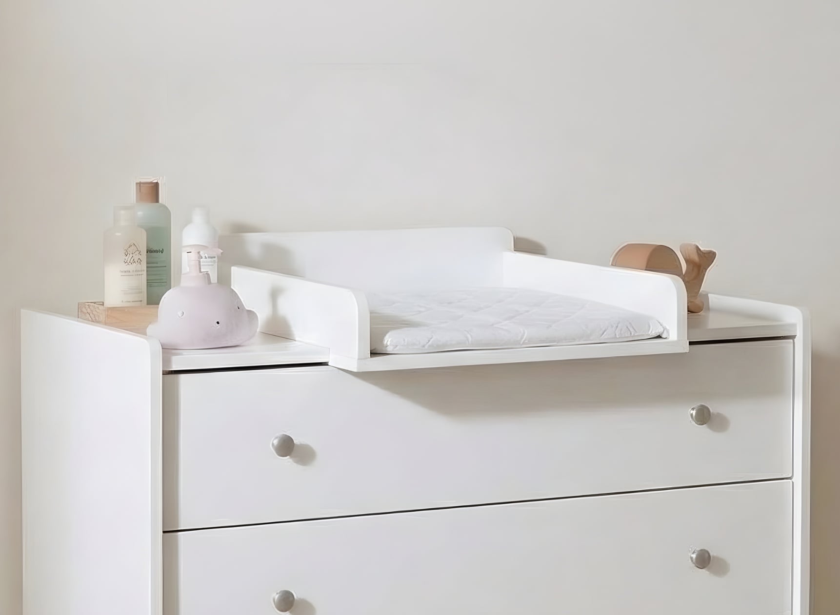 Plan à langer pour commode ADELE - Blanc - 1
