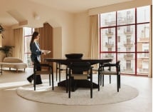 Tapis rond en laine ROUND - 1