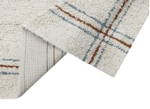 Tapis rectangulaire lavable en coton CLOTH - Naturel 5