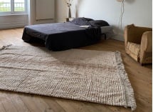 Tapis réversible en coton DUETTO - Écru 1