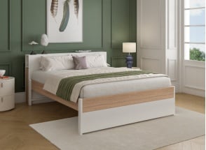 Cama doble 160x200 con cabecero PRADO