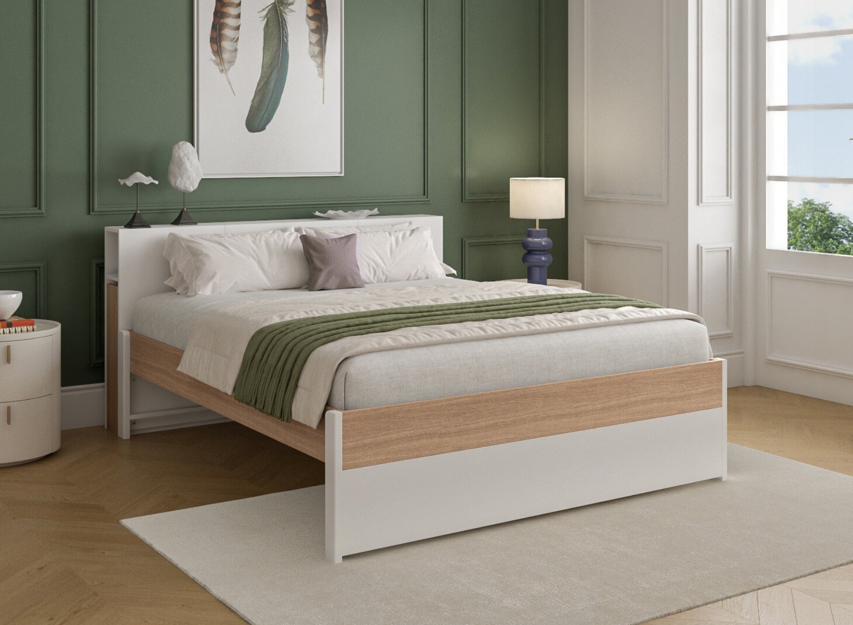 PRADO Doppelbett 160x200 mit Kopfteil
