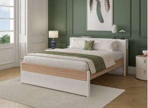 Cama doble 140x200 con cabecero PRADO