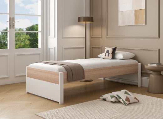 PRADO Kinderbett 90x200: kologisches und franzsisches Kinder- und  Jugendbett