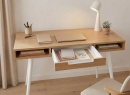 Bureau en bois VINTAGE - Blanc/Chêne 3