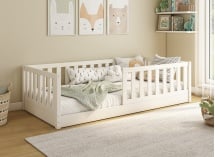 Lit Montessori 90x190 en pin massif UGO - 1