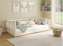 Lit Montessori 90x190 en pin massif UGO - 3