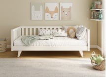 Lit Montessori 90x190 en pin massif UGO - 5